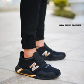کفش مردانه NewBalance مدل WinSon (مشکی.طلایی)