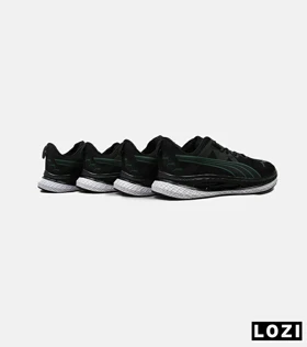 کفش کتانی ورزشی مردانه و زنانه مشکی سبز PUMA مدل 5072