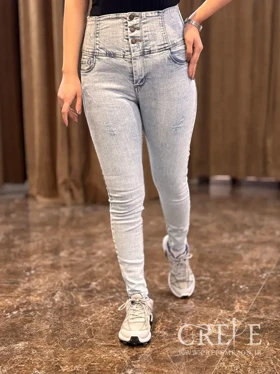 جین سایز بزرگ کمرگنی قد 97