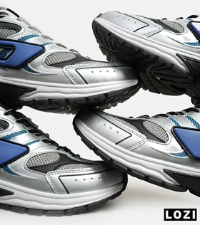 کفش کتانی مردانه نقره ای آبی DIESEL S-SERENDIPITY SPORT