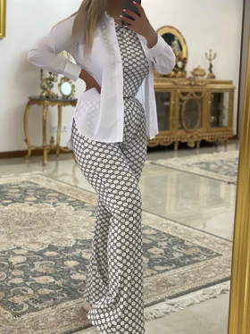 ست کراپ شلوار