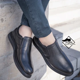 کفش چرم مردانه مدل نورمن