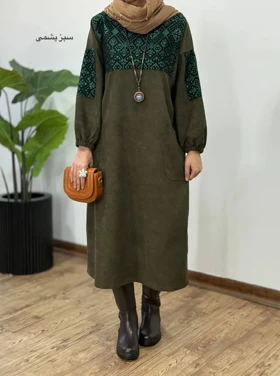 پیراهن مانتویی پاییزه آوان 4