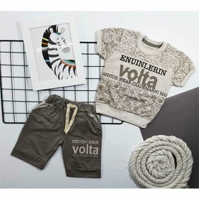 ست تیشرت شلوارک پسرانه VOLTA