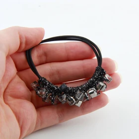 کش مو دخترانه مدل مربع (مشکی)