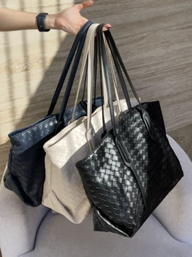 کیف راحل بافتی دسته بیضی 926