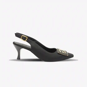 کفش مجلسی زنانه پاشنه‌دار 5 سانت مدل 400932 _ sandal valentino