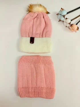 کلاه و شالگردن پسرانه کد 547