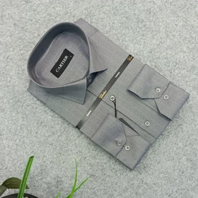 پیراهن راه راه استین بلند مردانه _ قواره کلاسیک _استایل رسمی