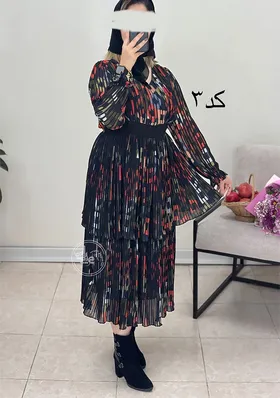 پیراهن حریر مزونی
