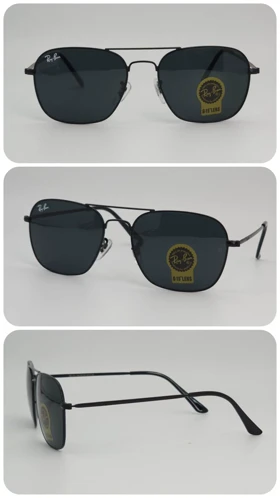 عینک آفتابی مردانه و زنانه ریبن Rayban Rb3136 ضد اشعه UV400 (فریم مشکی ، عدسی‌ها مشکی)