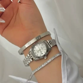 ساعت زنونه برند ROLEX رولکس دیت جاست