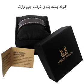دستبند چرم وارک مدل تیام کد rb225
