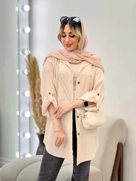 مانتو شومیزی دو جیب