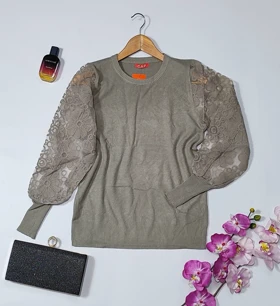 بلوز بافت گپ وارداتی مدل شیده کد 40203