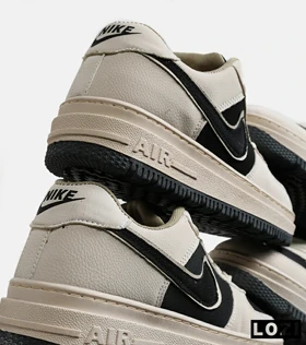 کفش کتانی بزرگپا کرم مشکی NIKE AIR FORCE