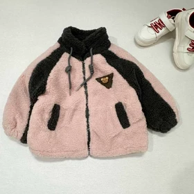 کت تدی دخترانه با آستر مخملی وارداتی