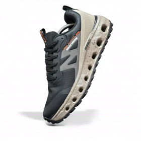 کتانی پیاده روی اسکیچرز مردانه گلاید استپ AT مشکی قهوه ای