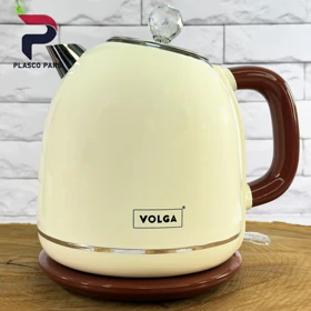 کتری برقی بدنه فلزی رنگی ولگا