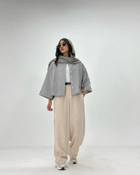 شومیز کتان پنبه
