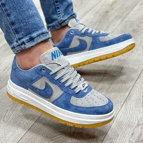 کفش کتانی اسپرت مردانه رنگ آبی مدل نایک NIKE AIR FORCE