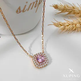 گردنبند جواهری نگین‌رنگی ژوپینگ