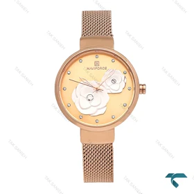 ساعت نیوی فورس NF5013 زنانه رزگلد NaviForce-6953-L