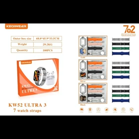 ساعت هوشمند KW52 ULTRA 3 همراه با ایرپاد