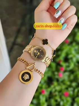 ساعت و دستبند زنانه ست و تک ورساچ