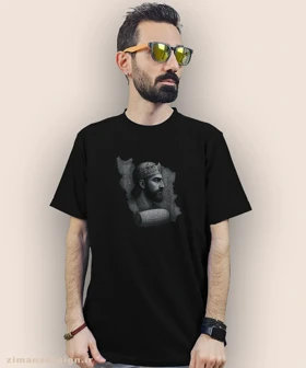 تیشرت مردانه و زنانه اصیل ایرانی طرح کوروش بزرگ کد 996