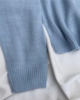 کراپ بافت ابی آسمانیh&m
