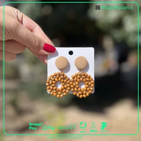 گوشواره حصیری بهار و تابستان کد gh1020