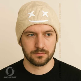 کلاه بافت طرح MARSHMALLOW