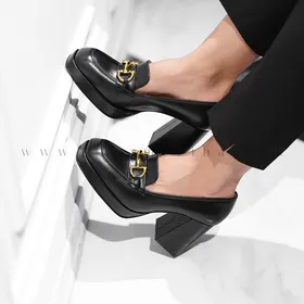 کفش مجلسی چرم زنانه CODE:746