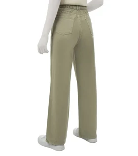 شلوار کتان نیم بگ قد 105 الا