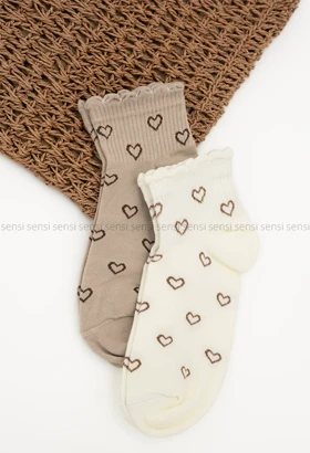 جوراب قلب ریزکد1005601