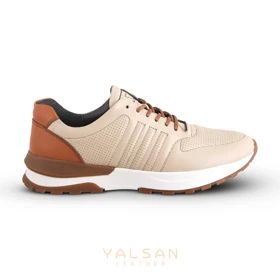 کفش روزمره زنانه چرم یلسان مدل لوندر کد 634-GN