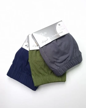 شورت نخ پنبه نیم پا بدون طرح اوت لت