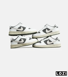 کفش کتانی مردانه و زنانه سفید خاکستری کرم نایک NIKE SB Dunk
