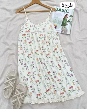 پیراهن کاپ‌دار کد 5538