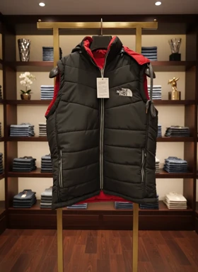 پافر دو رو پرمیوم مردانه طرح north face jacket