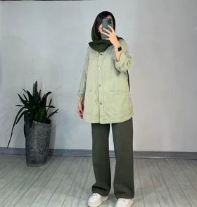 مانتو کتان پاییزه جانا