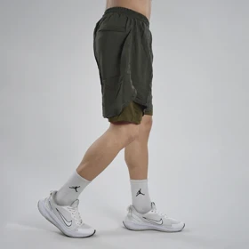 شلوارک کشاله دار ورزشی مردانه آندر آرمور مدل 4H0218 یشمی