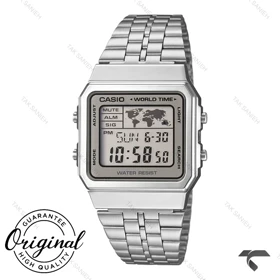 ساعت کاسیو مردانه A500WA-7 اصل بند استیل Casio-11926-G