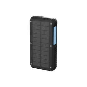 پاوربانک خورشیدی 20000 پاورولوژی مدل POWEROLOGY 20000MAH SOLAR WIRELESS CHARGING POWER BANK PPBCHA76