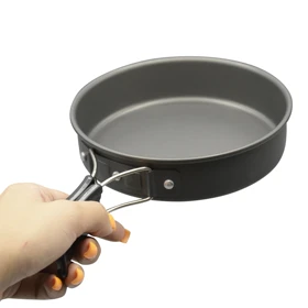 ماهیتابه دسته تاشو کمپینگ مدل 404F0956 کاور دار