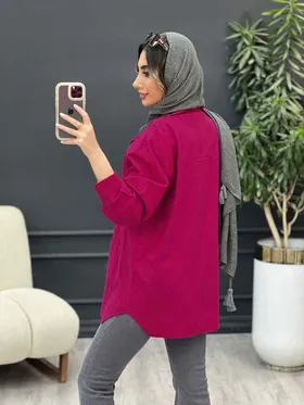مانتو جلو سگک دو جیب