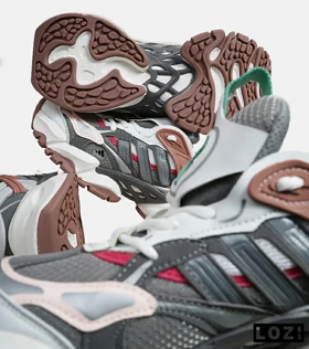 کفش کتانی مردانه و زنانه طوسی سفید گلبهی ADIDAS performance x9000l4