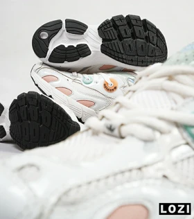 کفش کتانی مردانه و زنانه سفید صورتی ADIDAS astir