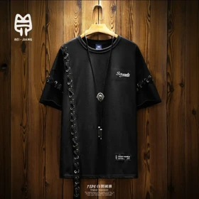 تیشرت لش طرح بند دار